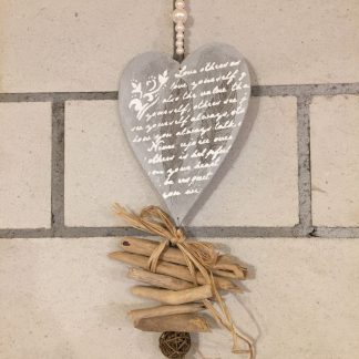 Herz Anhänger im Betonlook